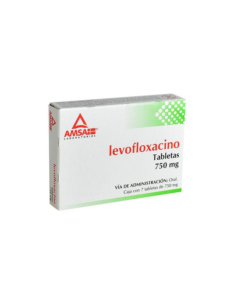 LEVOFLOXACINO TABLETAS 750 MG C/7