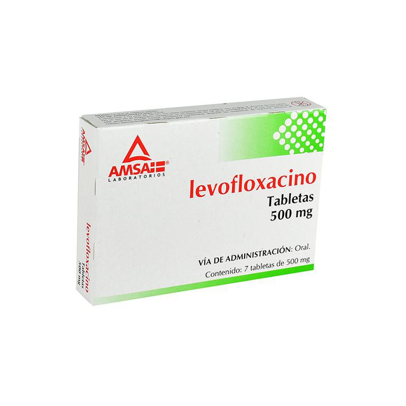 Levofloxacino Tab 500 mgs c/7
