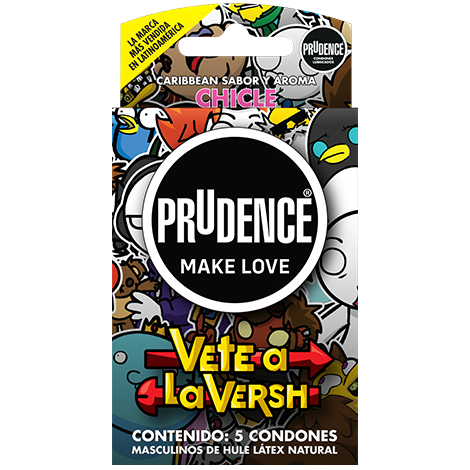 PRUDENCE MAKE LOVE V/V CHICLE Blister c/5 Condones.