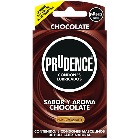 PRUDENCE CHOCOLATE Blister c/3 Condones.