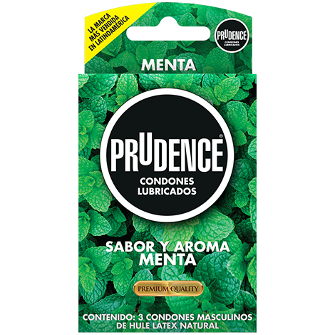 PRUDENCE MENTA Blister c/3 Condones.