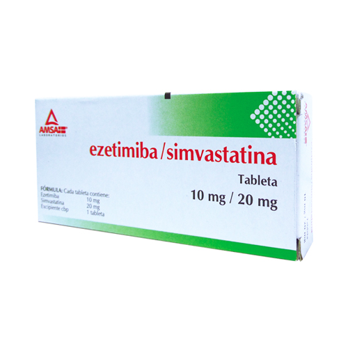 EZETIMIBA/ SIMVASTATINA TAB 10 MG/ 20 MG C/14