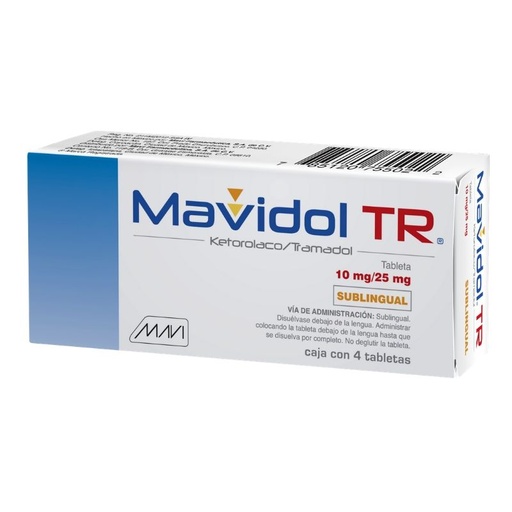 Mavidol TR Tab S.L. 10/25 mg