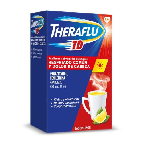 Theraflu TD Sobres 650/10 mg c/6