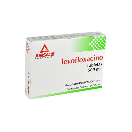 Levofloxacino Tab 500 mgs c/7